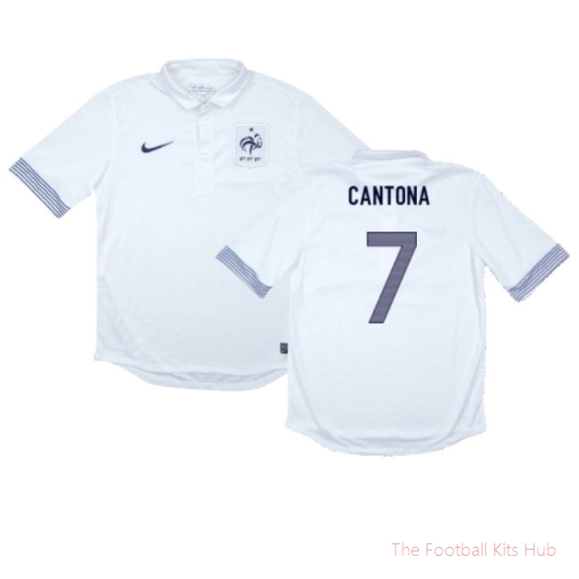 France 2012-13 Away Shirt (Excellent) (CANTONA 7)-unisoccer store